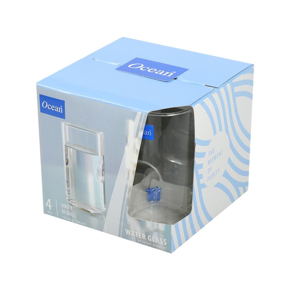 แก้วน้ำ 280ml OCEAN GLASS UNITY แพ็ค 4 ใบ