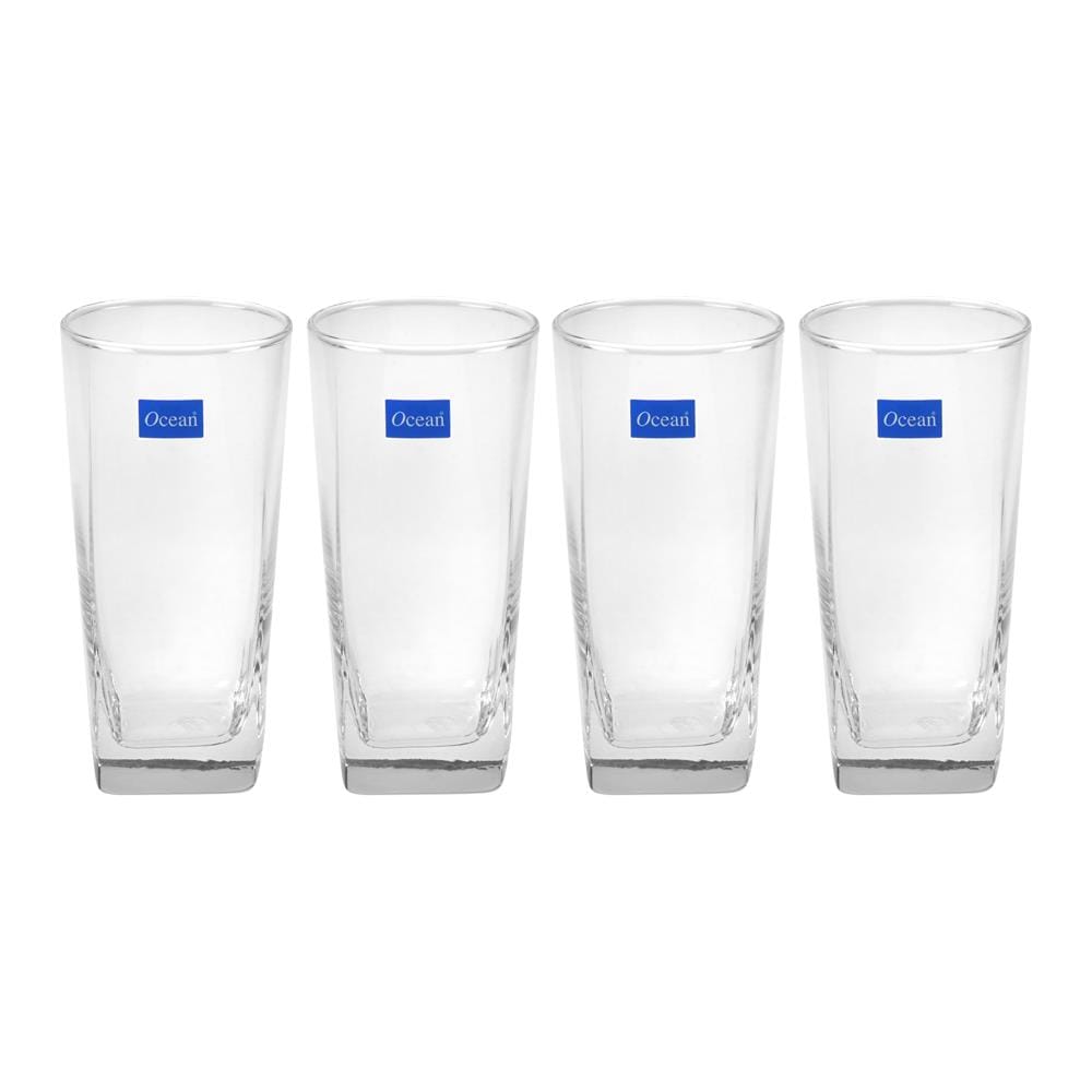 แก้วน้ำ 400ml OCEAN GLASS PLAZA แพ็ค 4 ใบ