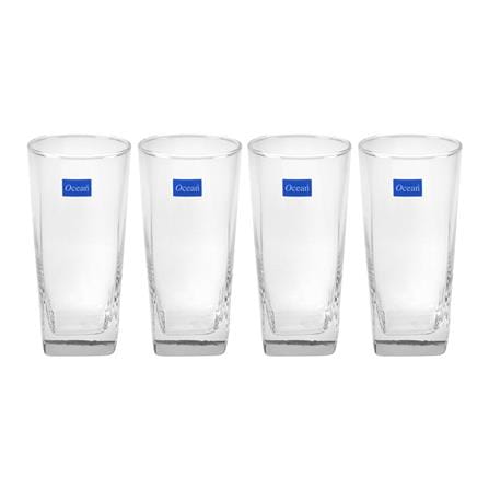 แก้วน้ำ 400ml OCEAN GLASS PLAZA แพ็ค 4 ใบ