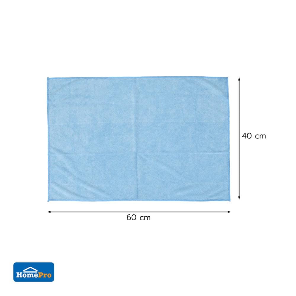 ผ้าไมโครไฟเบอร์ทำความสะอาดอเนกประสงค์ ACCO TERRY C 40x60cm สีฟ้า