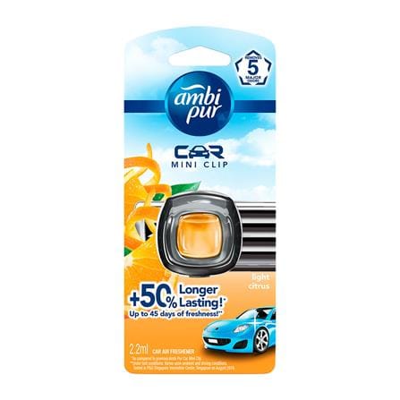 น้ำหอมปรับอากาศ AMBIPUR CAR MINI 2.2ml LIGHT CITRUS_0