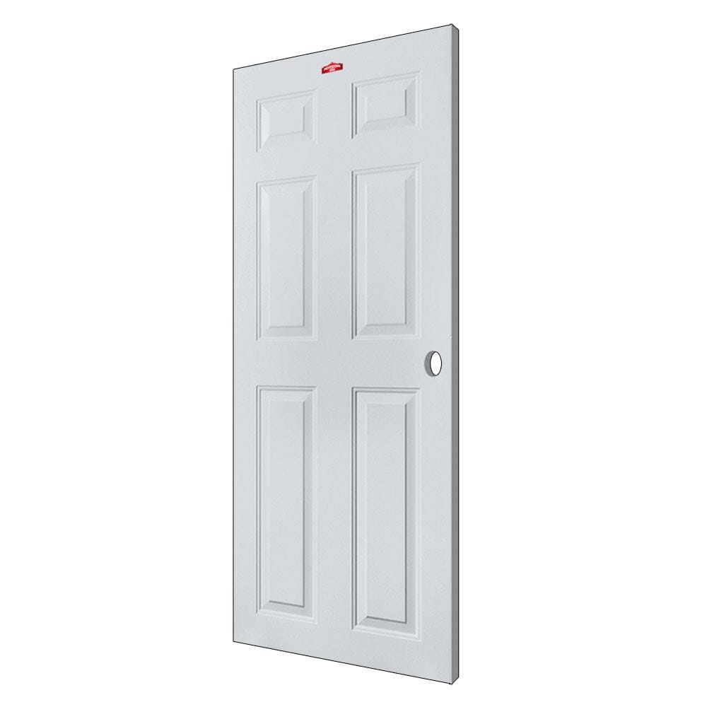 ประตูภายนอกเหล็ก เจาะลูกบิด PROFESSIONAL DOOR A1G 79.2x199.4 ซม. สีเทา