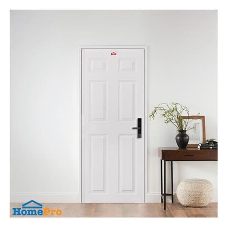 ประตูภายนอกเหล็ก เจาะลูกบิด PROFESSIONAL DOOR A1C 79.2x199.4 ซม. สีครีม_2