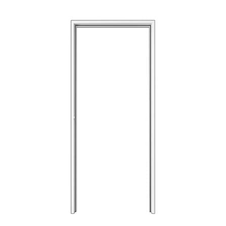 วงกบประตูเหล็ก PROFESSIONAL DOOR FR1LW 86.4x203.5 ...