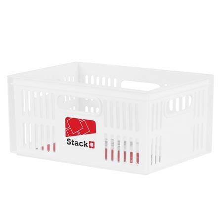 กล่องซ้อนได้ STACKO DT-21 S 28x19.8x13.3 ซม. สีขาว_0