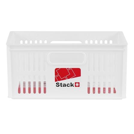 กล่องซ้อนได้ STACKO DT-21 S 28x19.8x13.3 ซม. สีขาว_1