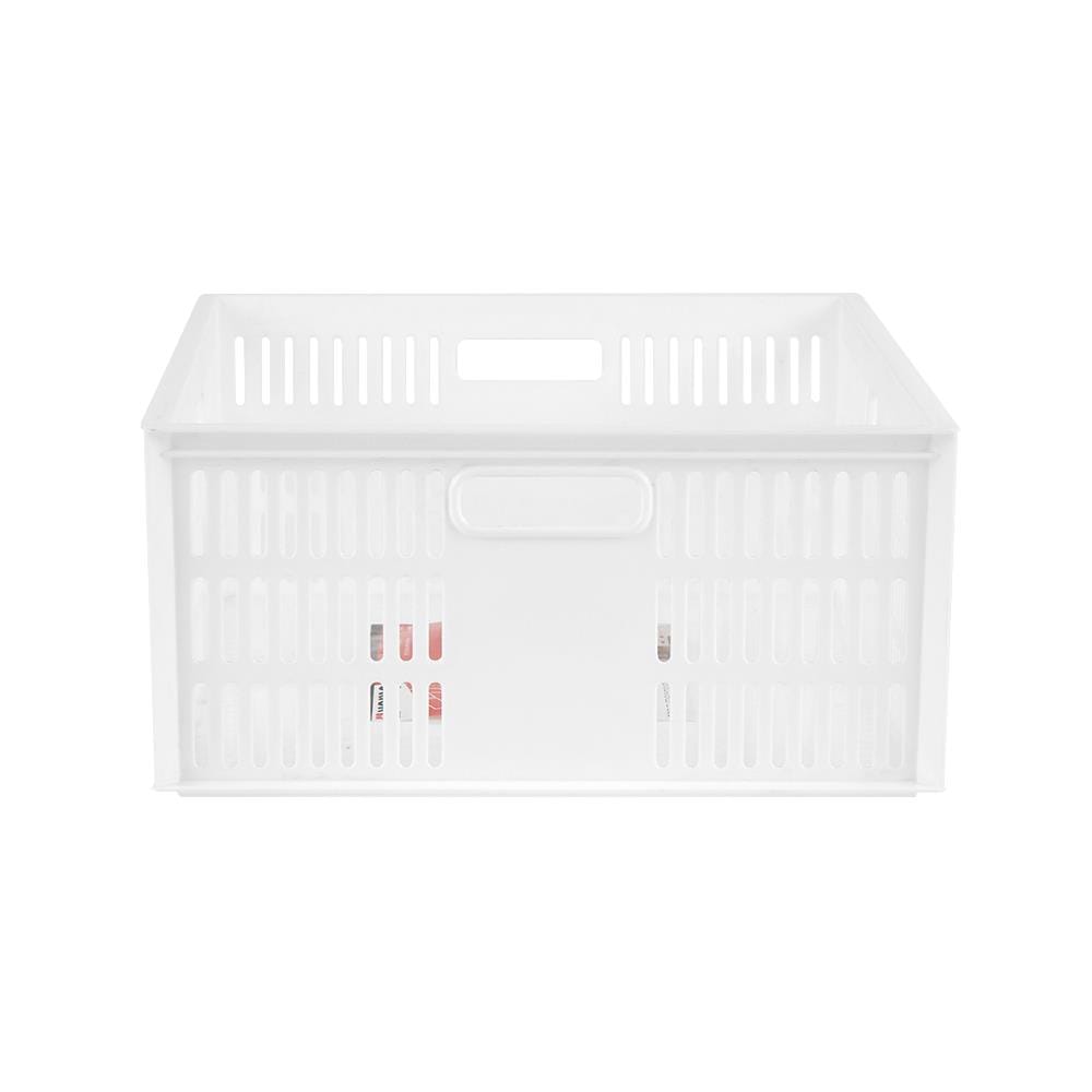 กล่องซ้อนได้ STACKO DT-41 XL 47x36x17 ซม. สีขาว