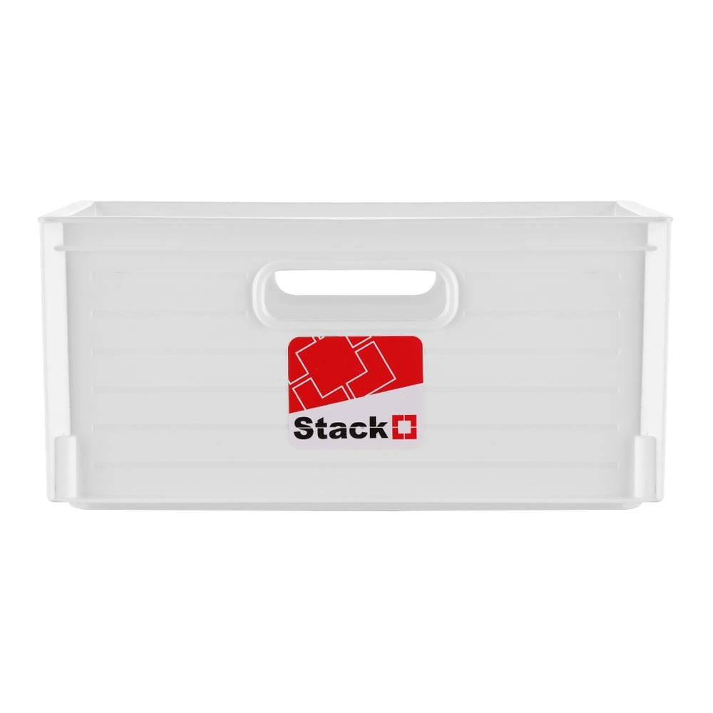 กล่องซ้อนได้ STACKO UT-21 S 28x19.5x13.3 ซม. สีขาว