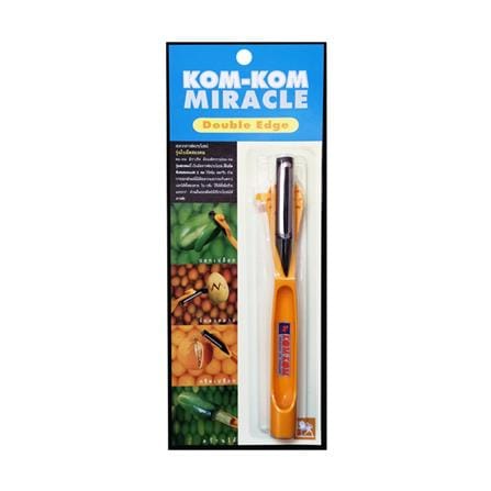มีดปอกเปลือก KOM KOM MIRACLE ด้ามส้ม_1