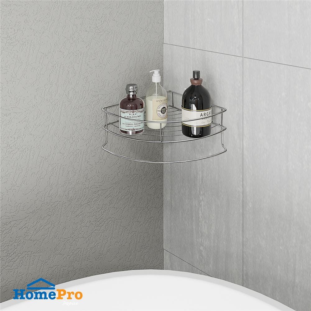 ชั้นแขวนเข้ามุม 1 ชั้น BATH TIME BT-P103 SS201