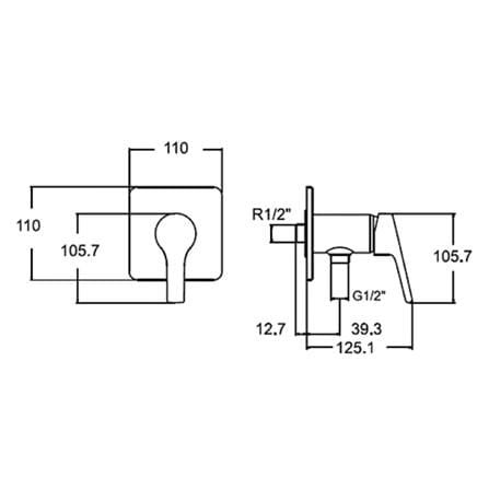 วาล์วฝักบัว 1 ทาง AMERICAN STANDARD A-3926-10_1