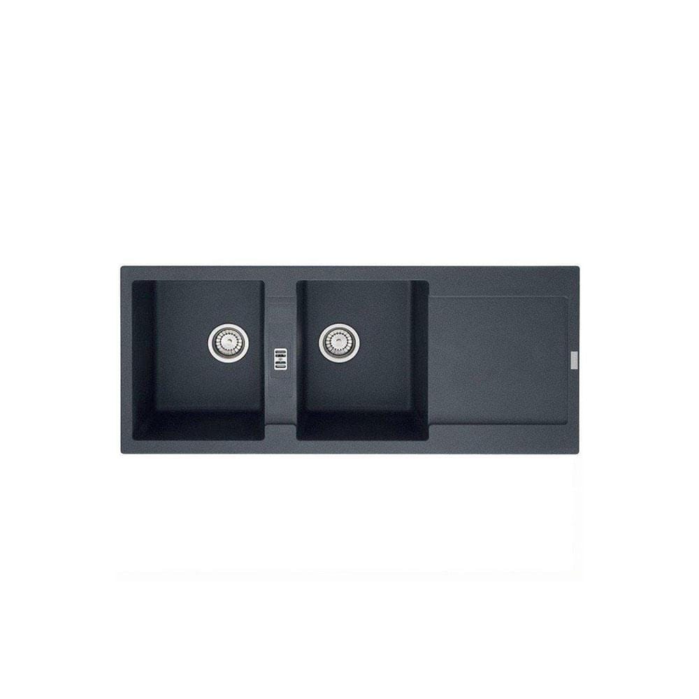 ซิงค์ฝัง 2หลุม 1ที่พัก FRANKE MRG 621 RHD สีดำ