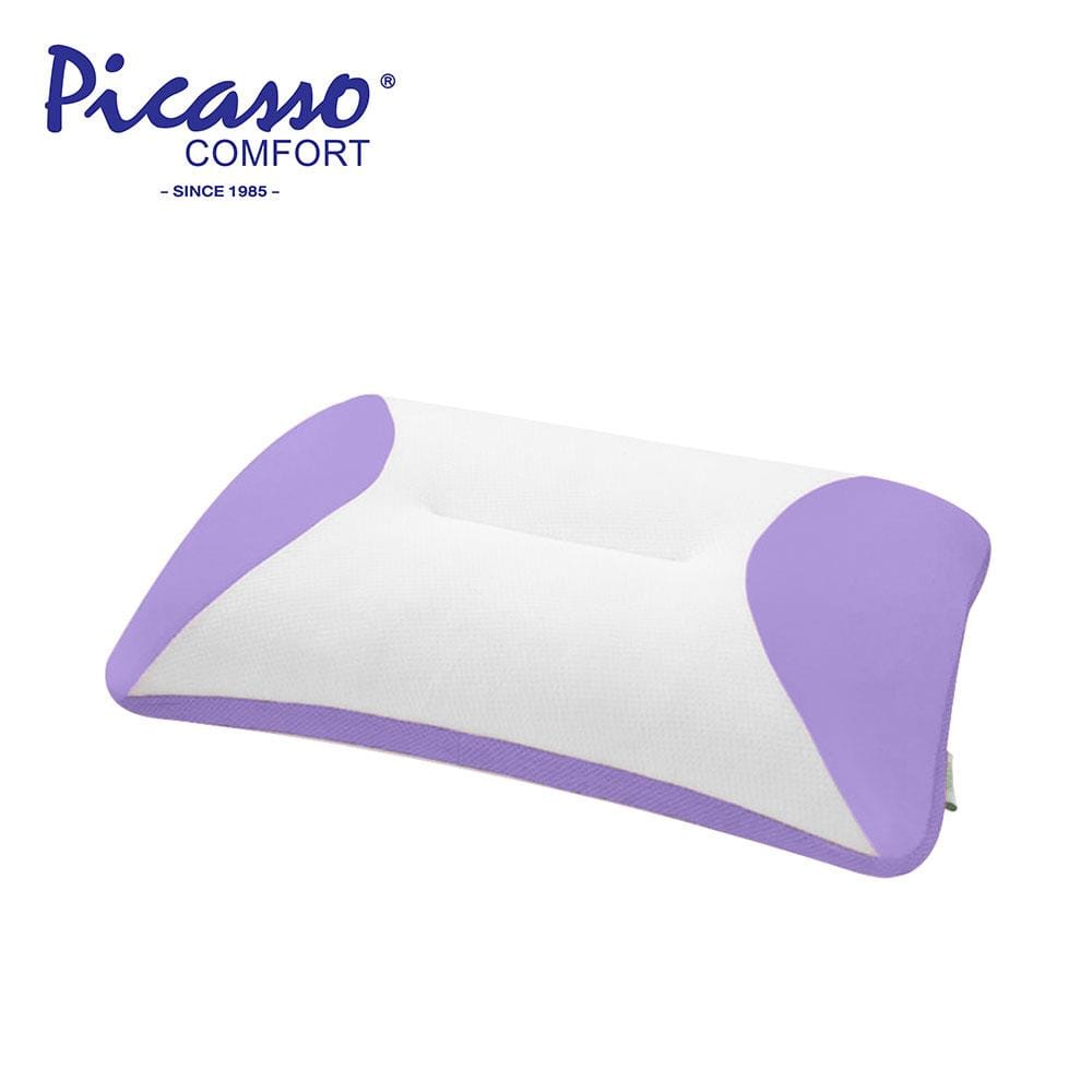 หมอนสุขภาพ เมมโมรี่โฟม PICASSO POSEPEDIC 14x22 สีม่วง