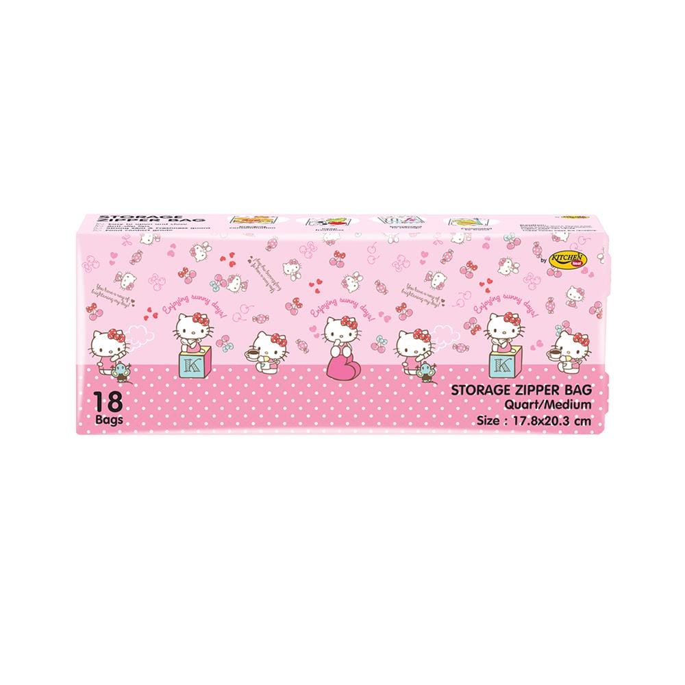 ถุงซิป KITCHEN NEAT ลายการ์ตูน 17.8x20.3 ซม. 18 ใบ