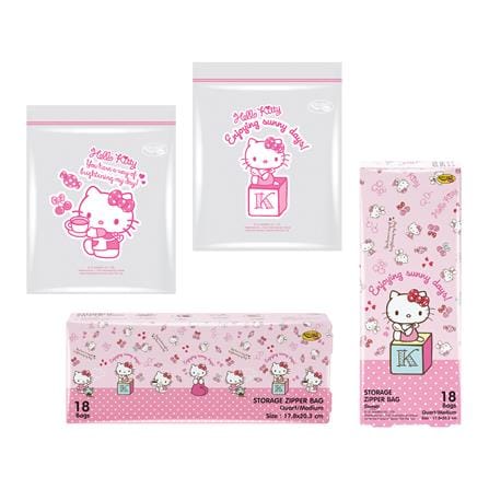 ถุงซิป KITCHEN NEAT ลายการ์ตูน 17.8x20.3 ซม. 18 ใบ_0