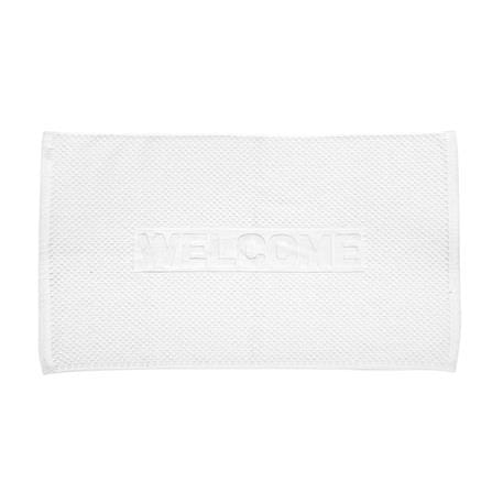 พรมขนหนู HOME LIVING STYLE WELCOME 17X28 นิ้ว สีขาว_0