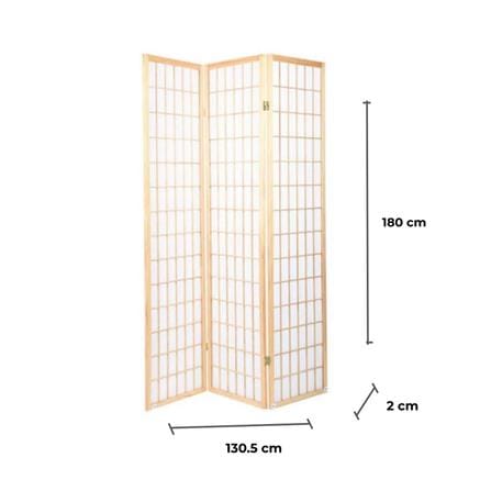 ฉากกั้น 3 บานพับ FURDINI 20850N สีบีช_5