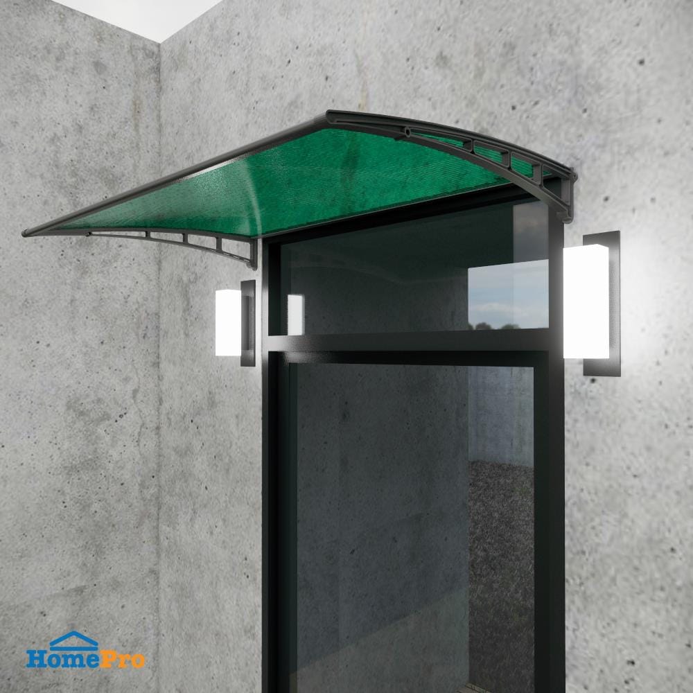 กันสาดโพลีคาร์บอเนต ผิวใส SUNSHIELD 60x100 ซม. สีเขียว