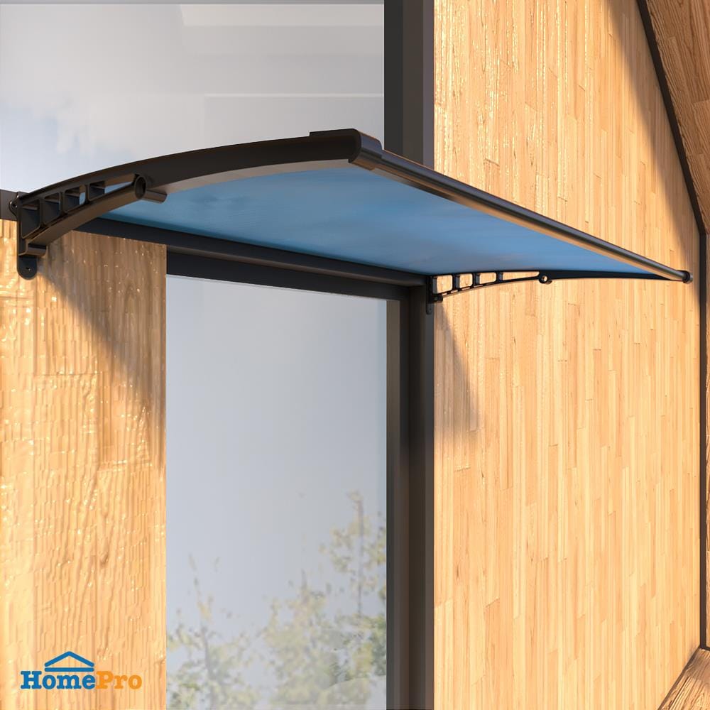 กันสาดโพลีคาร์บอเนต ผิวใส SUNSHIELD 60x100 ซม. สีน้ำเงิน