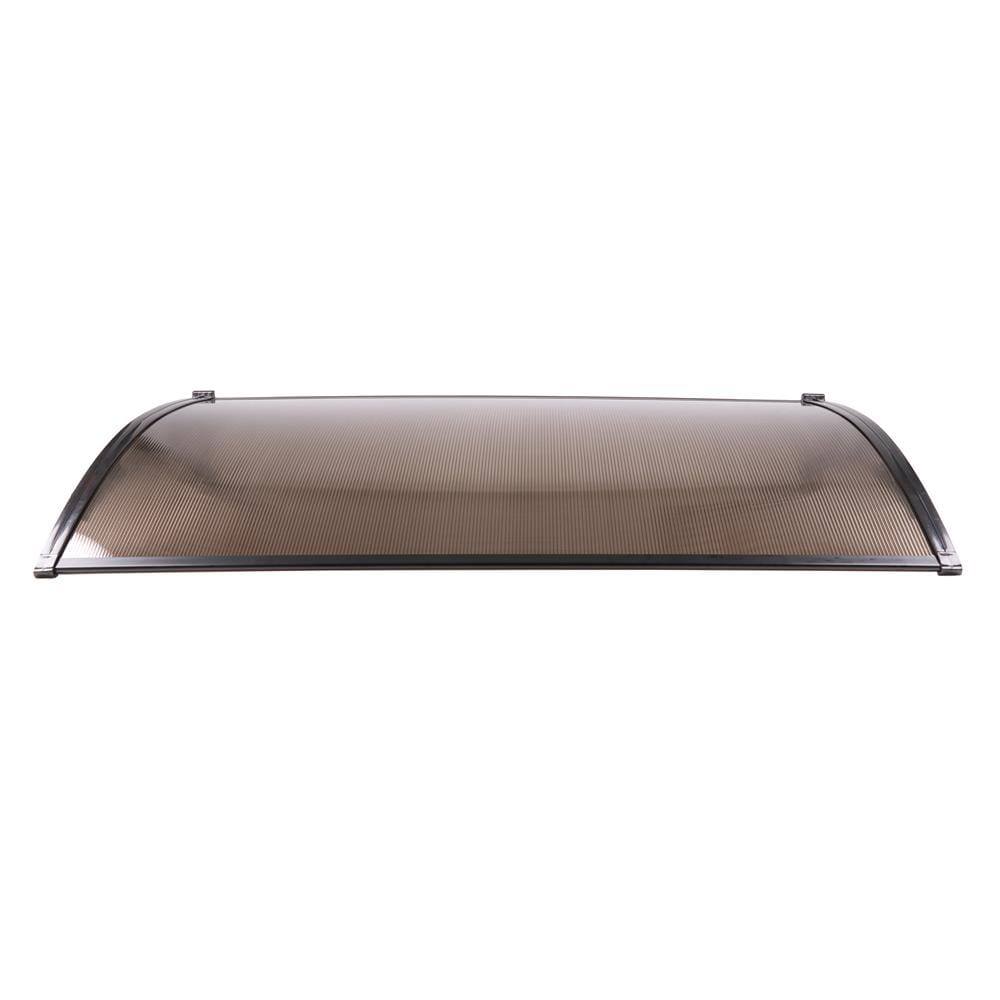 กันสาดโพลีคาร์บอเนต SUNSHIELD 100x150 ซม. สีชา