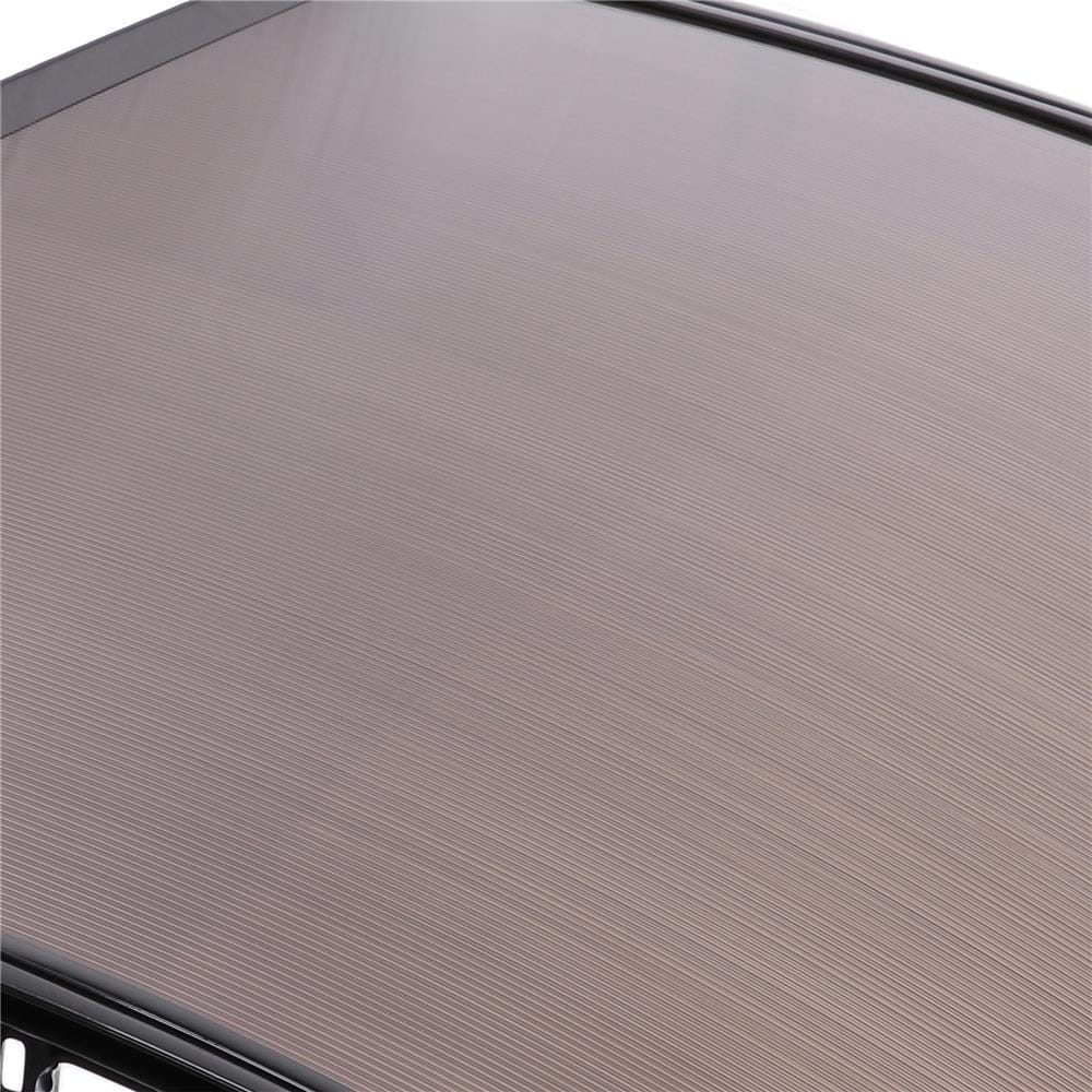 กันสาดโพลีคาร์บอเนต SUNSHIELD 100x150 ซม. สีชา
