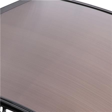 กันสาดโพลีคาร์บอเนต SUNSHIELD 100x150 ซม. สีชา_3