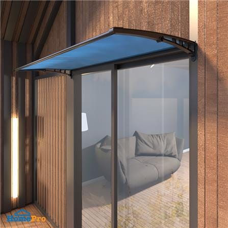 กันสาดโพลีคาร์บอเนต ผิวใส SUNSHIELD 100x150 ซม. สีน้ำเงิน_2