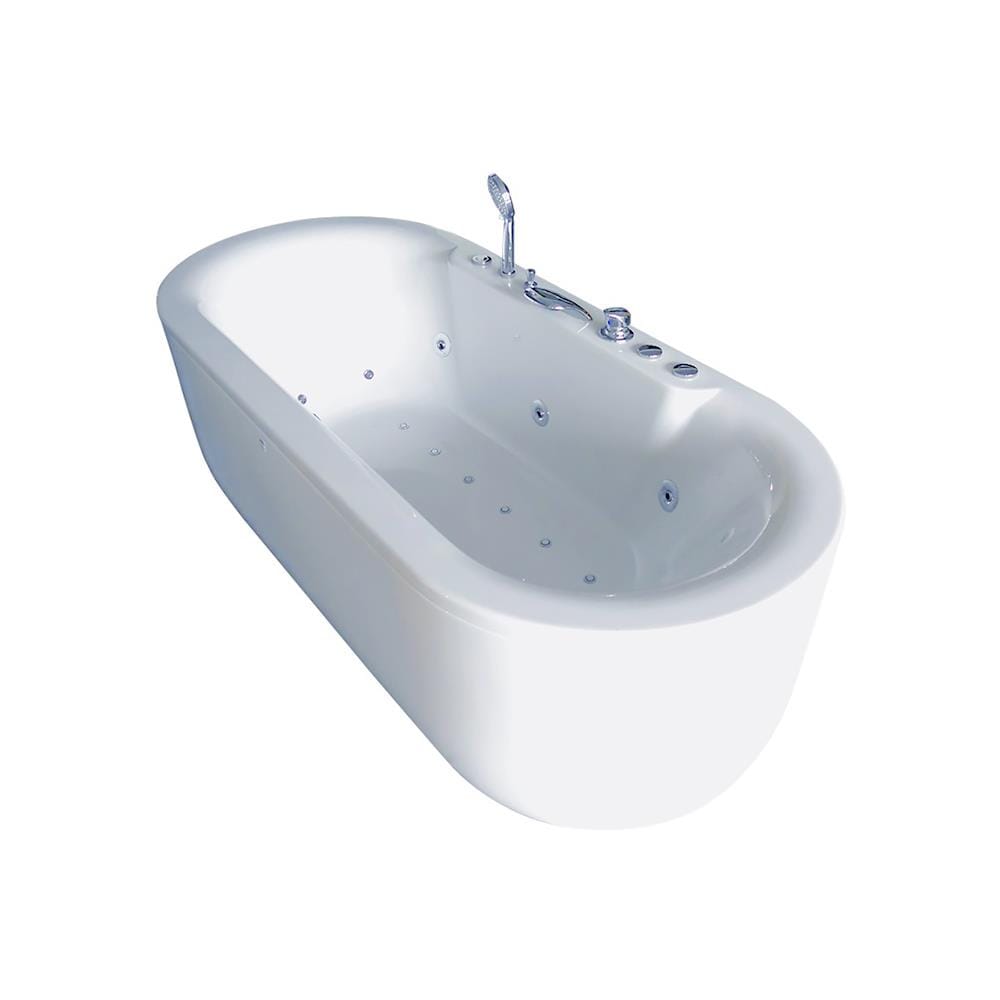อ่างน้ำวนอัดอากาศ แบบลอยตัว I-SPA BD-EMO002WAF 180 ซม. สีขาว