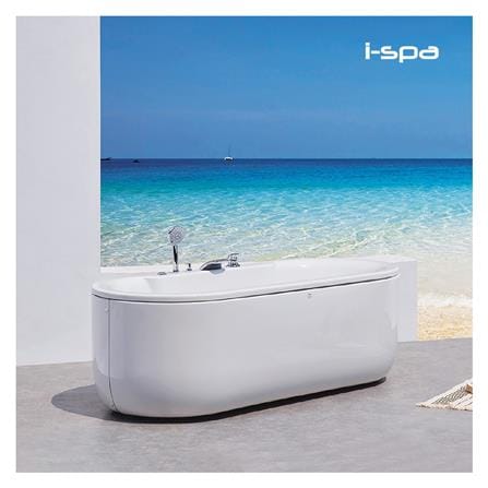 อ่างน้ำวนอัดอากาศ แบบลอยตัว I-SPA BD-EMO002WAF 180 ซม. สีขาว_2