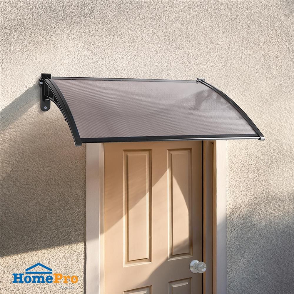 กันสาดโพลีคาร์บอเนต ผิวใส SUNSHIELD 60x100 ซม. สีชา