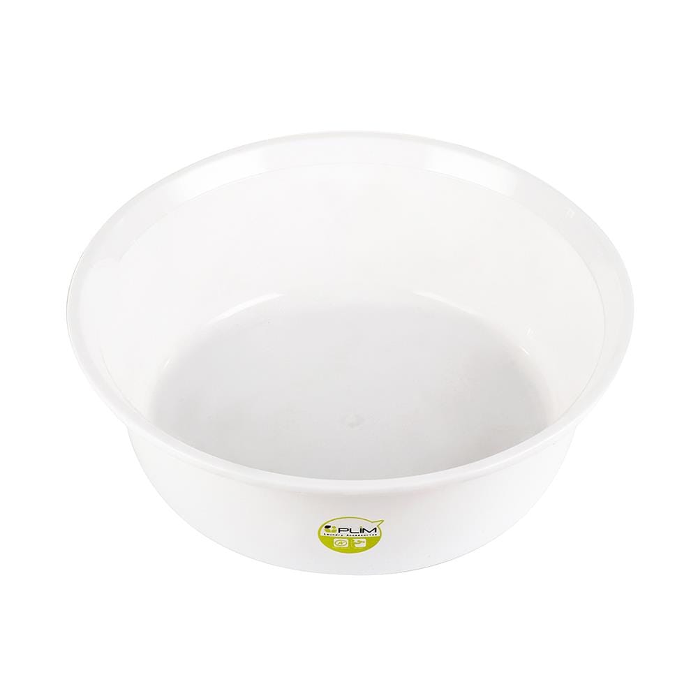 กะละมังซักล้างปากเท PLIM 48.5x48.5x16cm สีขาว