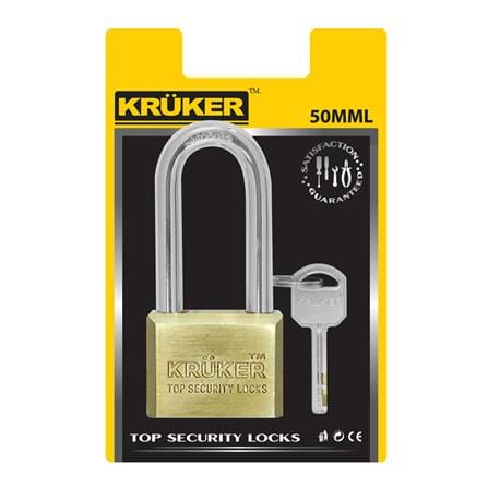 กุญแจลูกปืน KRUKER 746-1 50 มม. สีทองเหลือง_1