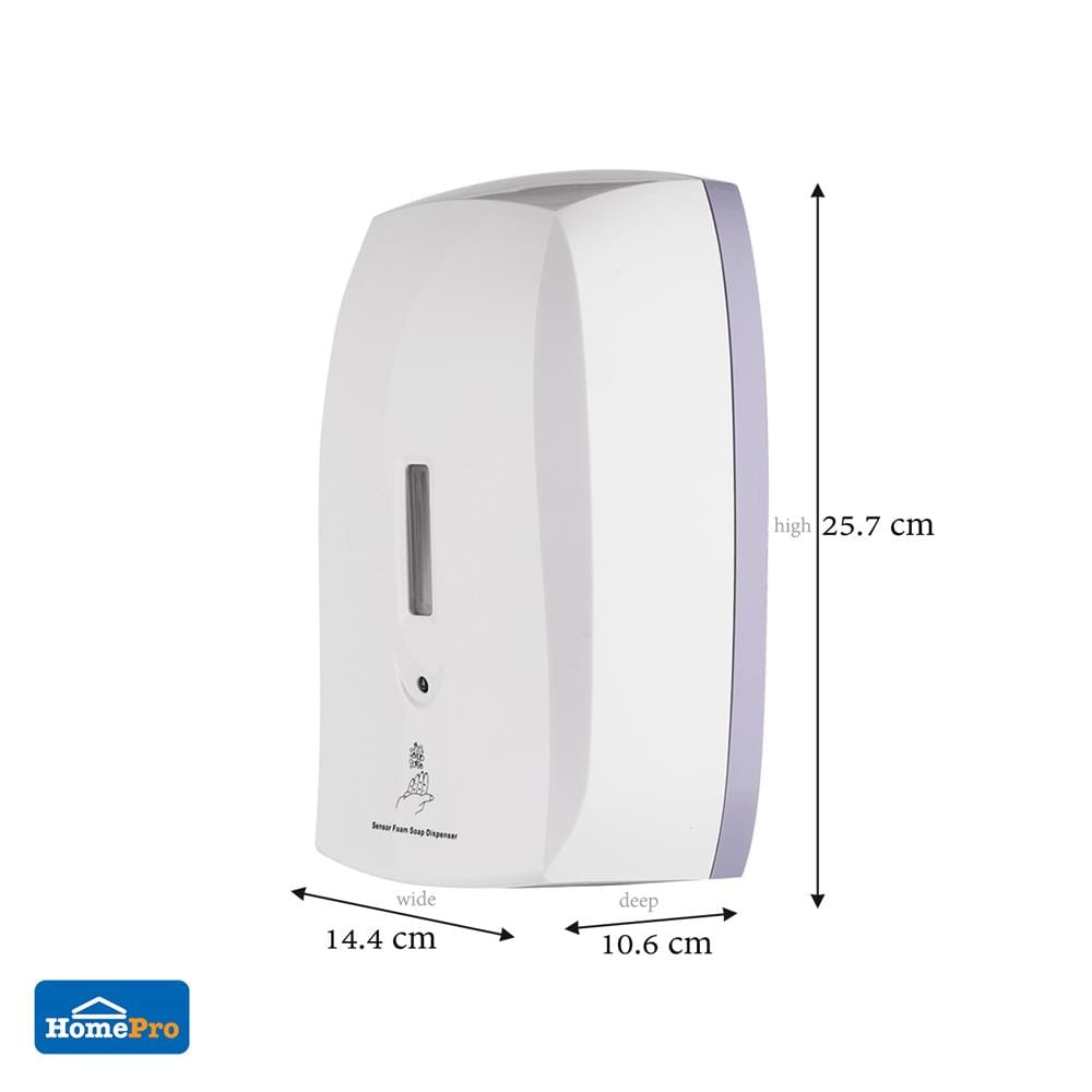 1-CHAMBER AUTOMATIC SOAP DISPENSER MOYA WF-075 WHITE
