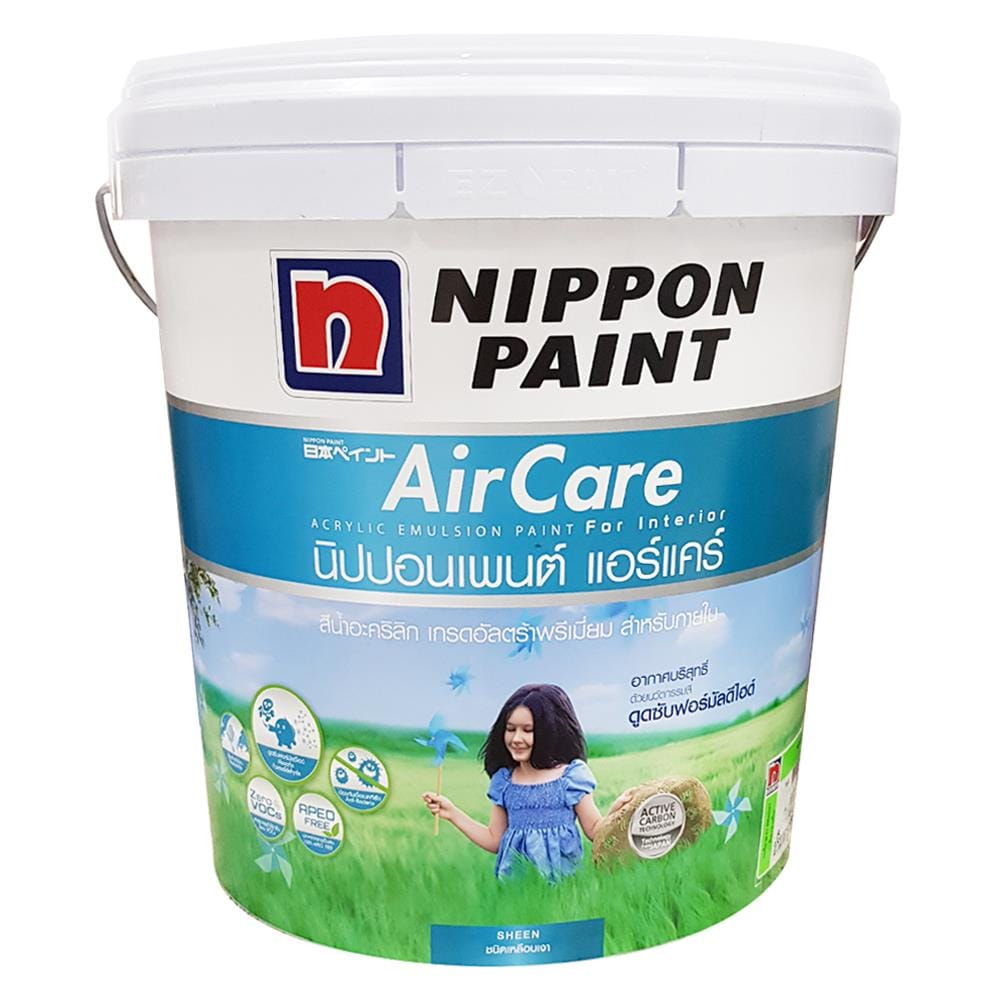 สีน้ำทาภายใน NIPPON PAINT AIR CARE BASE D เนียน 1 แกลลอน