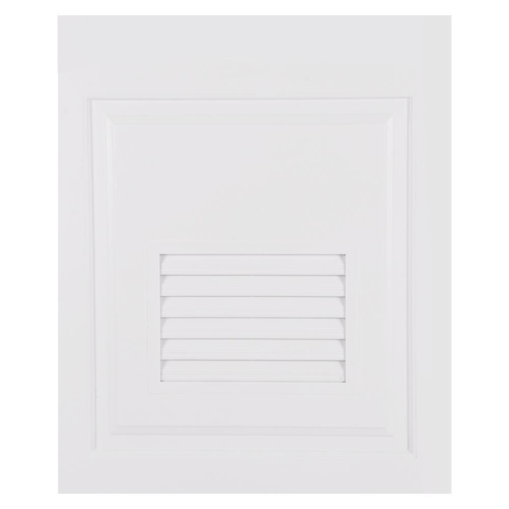 ประตูห้องน้ำ UPVC AZLE PZ6 70X200 ซม. สีขาว เจาะลูกบิด
