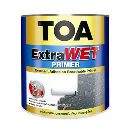 สีรองพื้นปูนใหม่ TOA EXTRAWET PRIMER ด้าน 5 แกลลอน