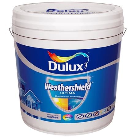 สีน้ำทาภายนอก DULUX WEATHERSHIELD ULTIMA BASE A กึ่งเงา 3 ลิตร_0