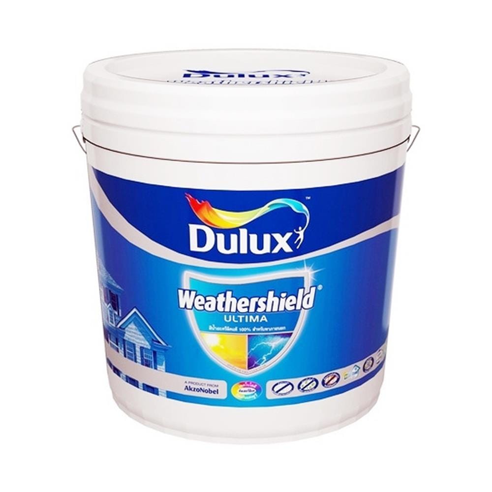สีน้ำทาภายนอก DULUX WEATHERSHIELD ULTIMA BASE C กึ่งเงา 9 ลิตร