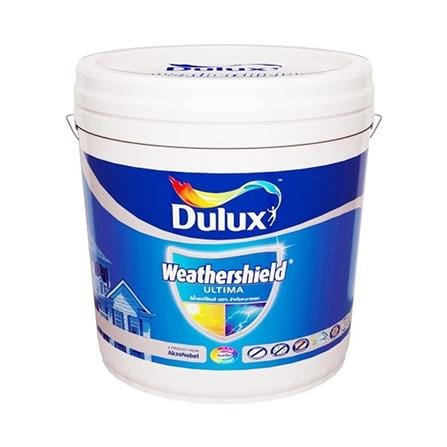 สีน้ำทาภายนอก DULUX WEATHERSHIELD ULTIMA BASE C กึ่งเงา 9 ลิตร_0