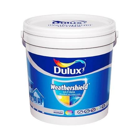 สีน้ำทาภายนอก DULUX WEATHERSHIELD ULTIMA BASE C เนียน 3 ลิตร_0