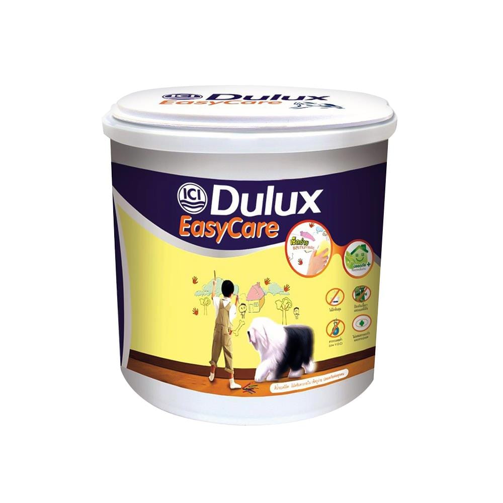 สีน้ำทาภายใน DULUX EASY CARE BASE B สีขาว ด้าน 3 ลิตร