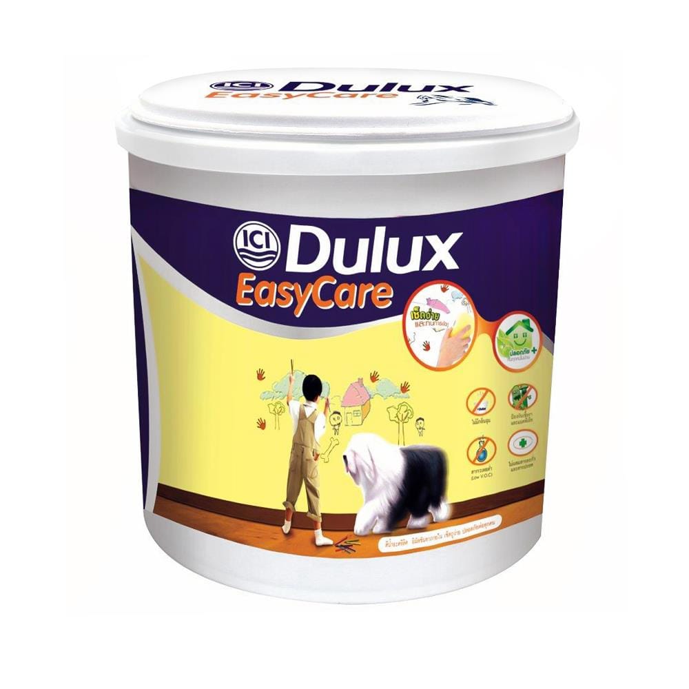 สีน้ำทาภายใน ชนิดด้าน DULUX EASY CARE BASE C สีขาว 3 ลิตร