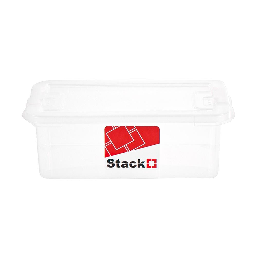 กล่องเก็บของ ฝาล็อค STACKO 6657 6 ลิตร สีใส