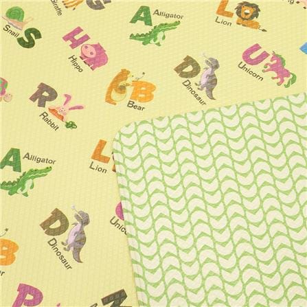 แผ่นอเนกประสงค์ HOME LIVING STYLE ABC&JOY2 135X185 ซม. สีเหลือง_3
