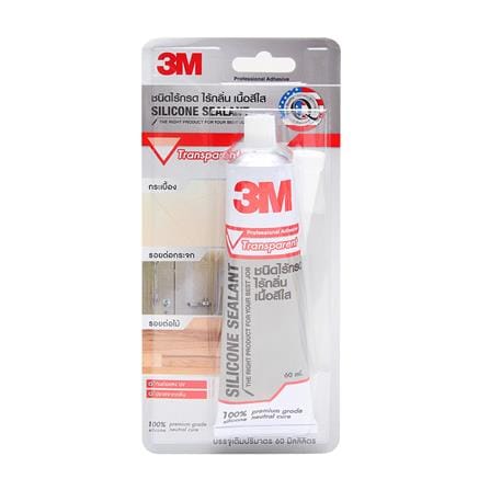 ซิลิโคนชนิดไร้กรด 3M 60 มล. สีใส_0
