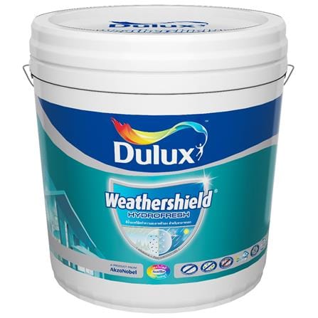 สีน้ำทาภายนอก DULUX WEATHERSHIELD HYDROFRESH BASE A เนียน 9 ลิตร_0