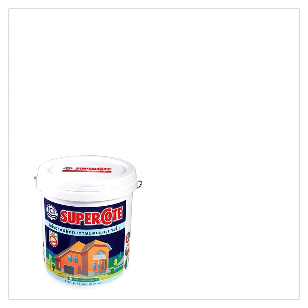 สีน้ำทาภายนอก  DULUX SUPERCOTE 511 ด้าน 5 แกลลอน