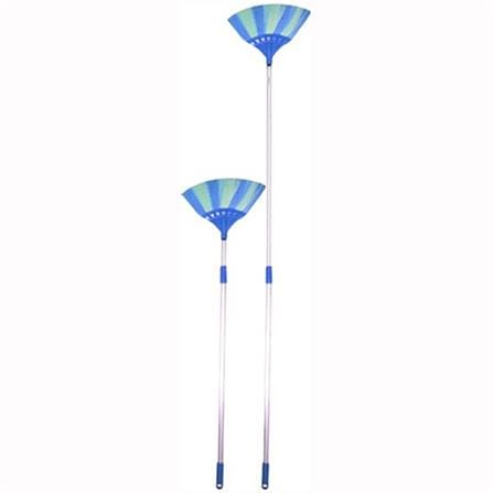 ไม้กวาดพลาสติกหยากไย่ด้ามปรับ CSP BR3009 สีฟ้า_0