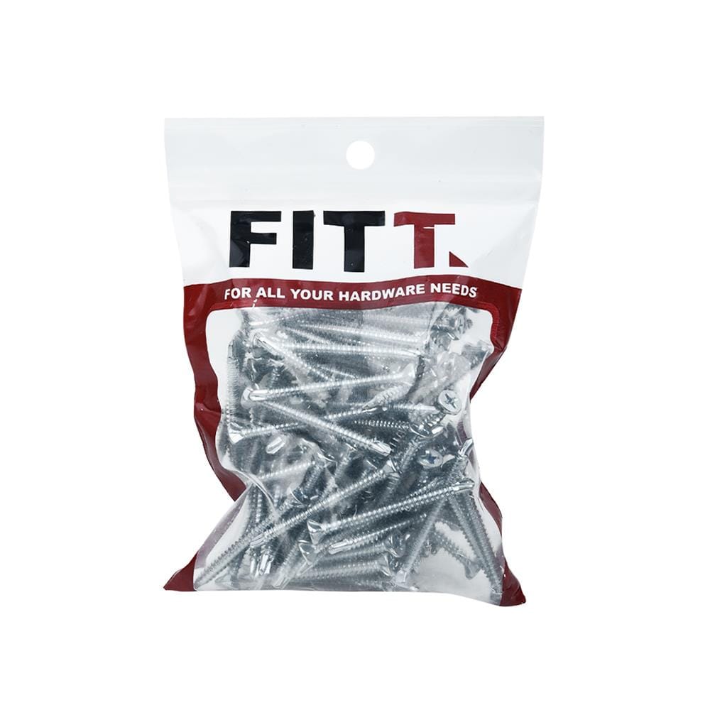 SELF-DRILLING SCREWS FITT 7X1-3/4" 100EA