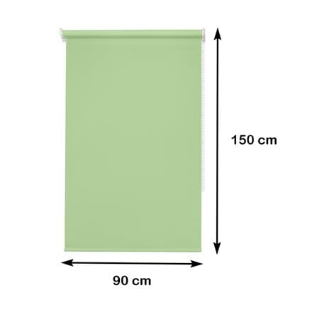 ผ้าม่านม้วน HOME LIVING STYLE FRESH2 90X150 ซม. สีเขียว_6